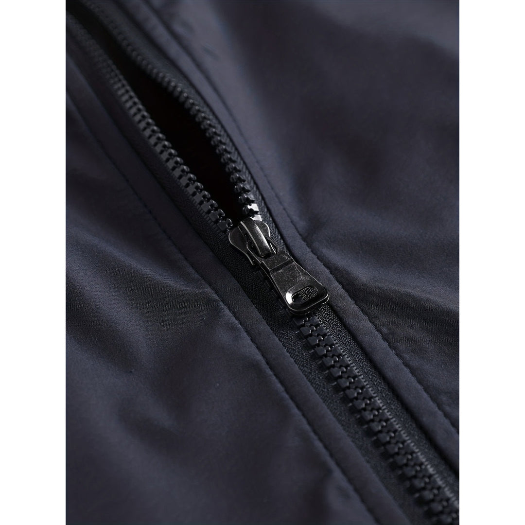 Coupe-vent homme léger et respirant – col montant zippé