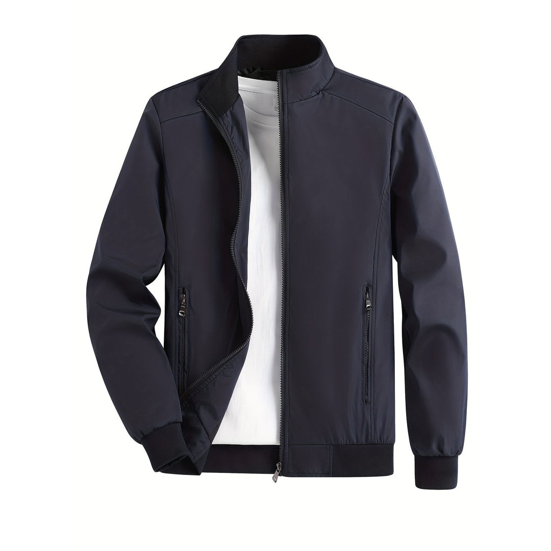 Coupe-vent homme léger et respirant – col montant zippé