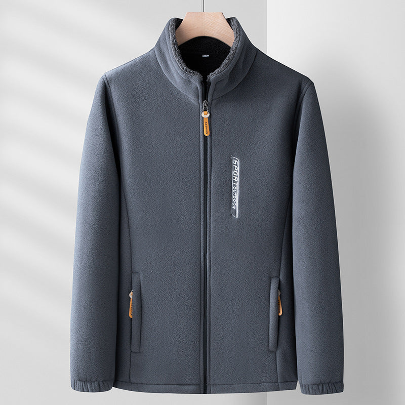 Veste polaire double face homme – chaleur et confort