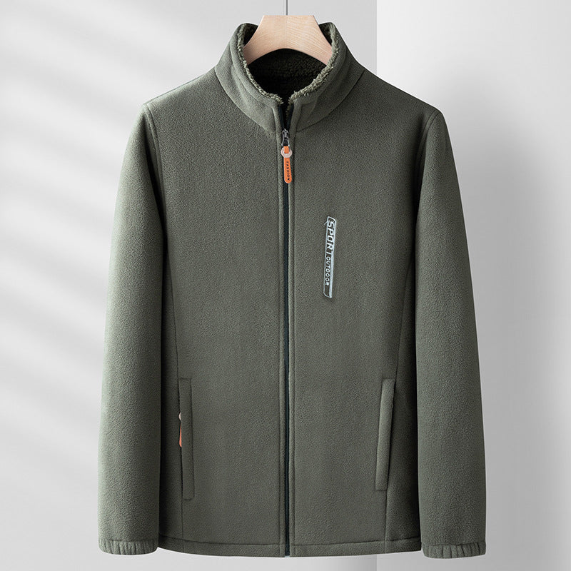 Veste polaire double face homme – chaleur et confort