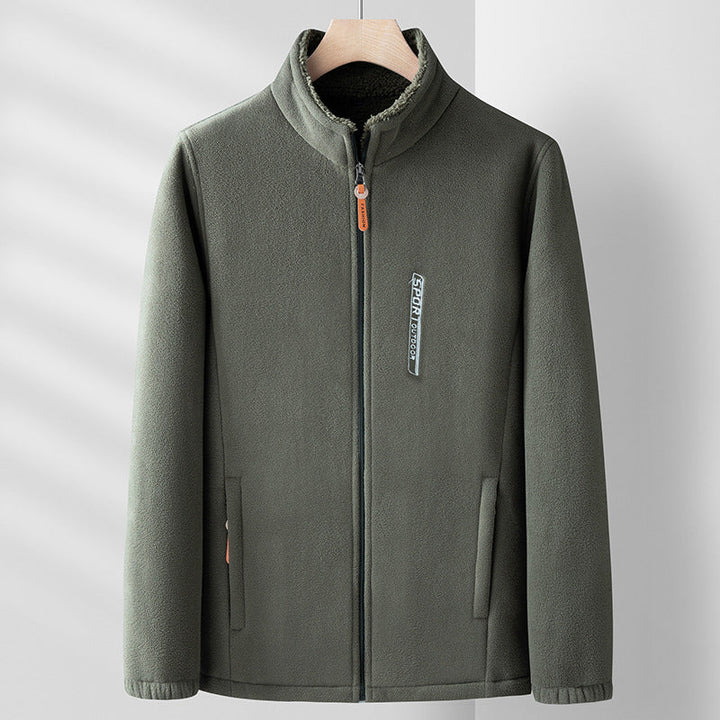 Veste polaire double face homme – chaleur et confort