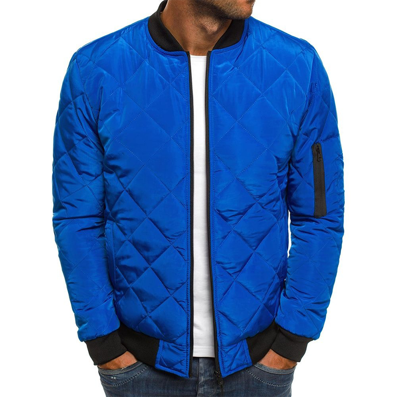 Veste d'automne homme à motif croisé – look tendance
