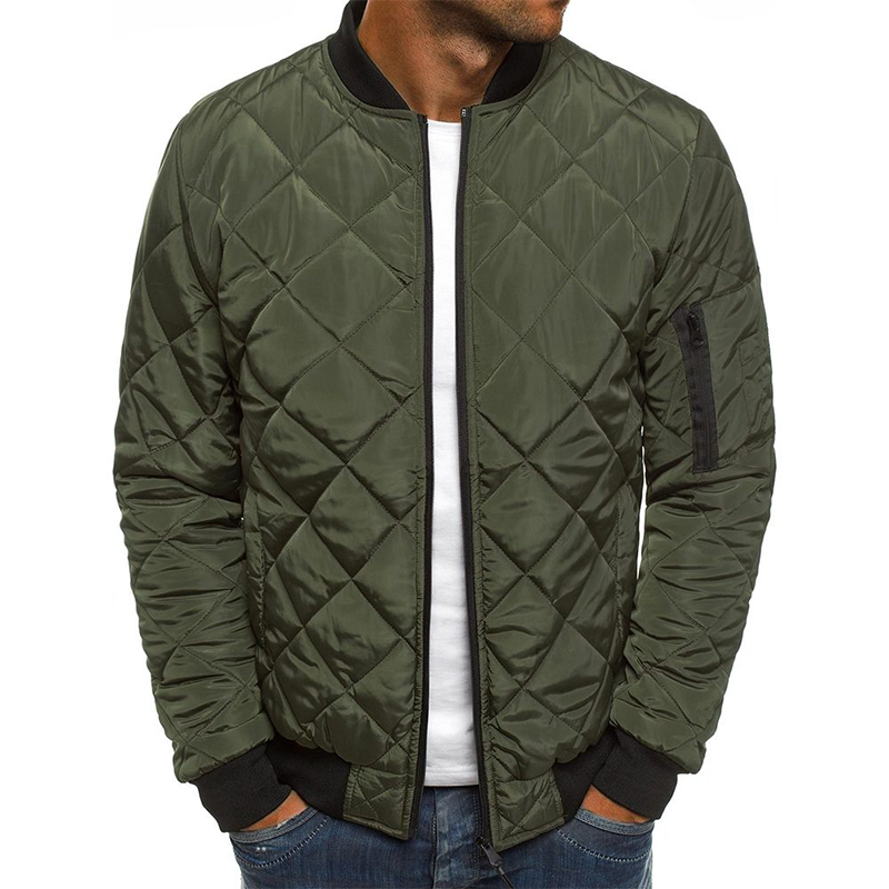 Veste d'automne homme à motif croisé – look tendance