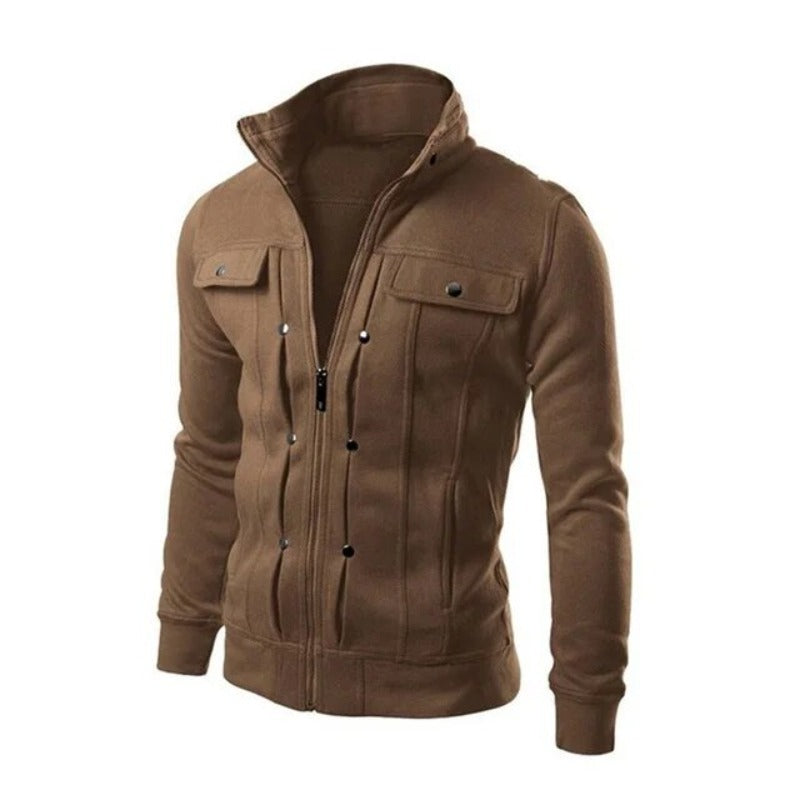 Veste d'hiver homme avec col – confort et allure soignée