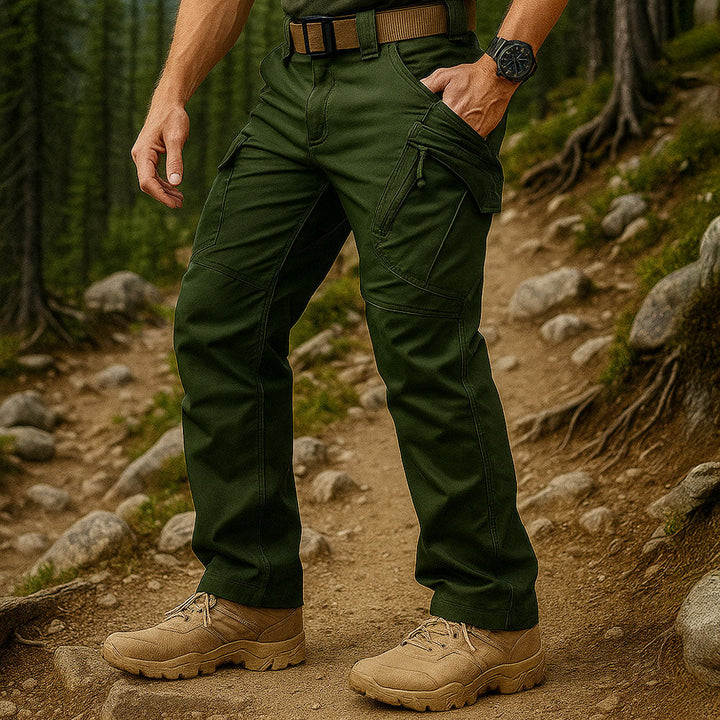 Pantalon cargo homme multipoches – tissu résistant et respirant