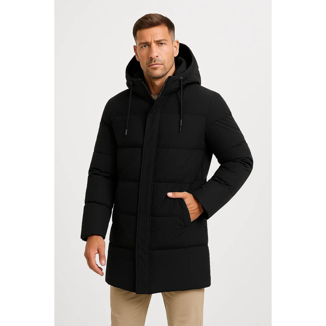 Doudoune homme imperméable à isolation duvet – chaleur hiver