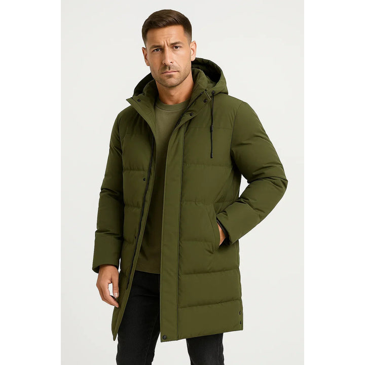 Doudoune homme imperméable à isolation duvet – chaleur hiver