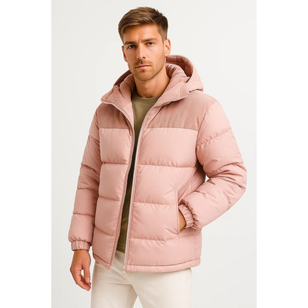 Doudoune légère à capuche pour homme – chaude et confortable