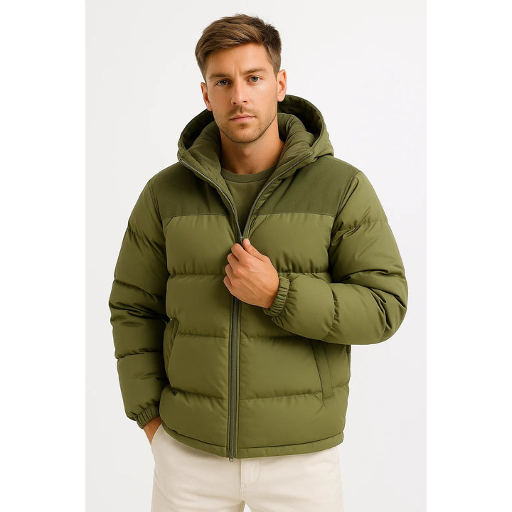 Doudoune légère à capuche pour homme – chaude et confortable