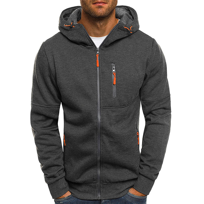 Hoodie homme avec doublure polaire – chaud et confortable