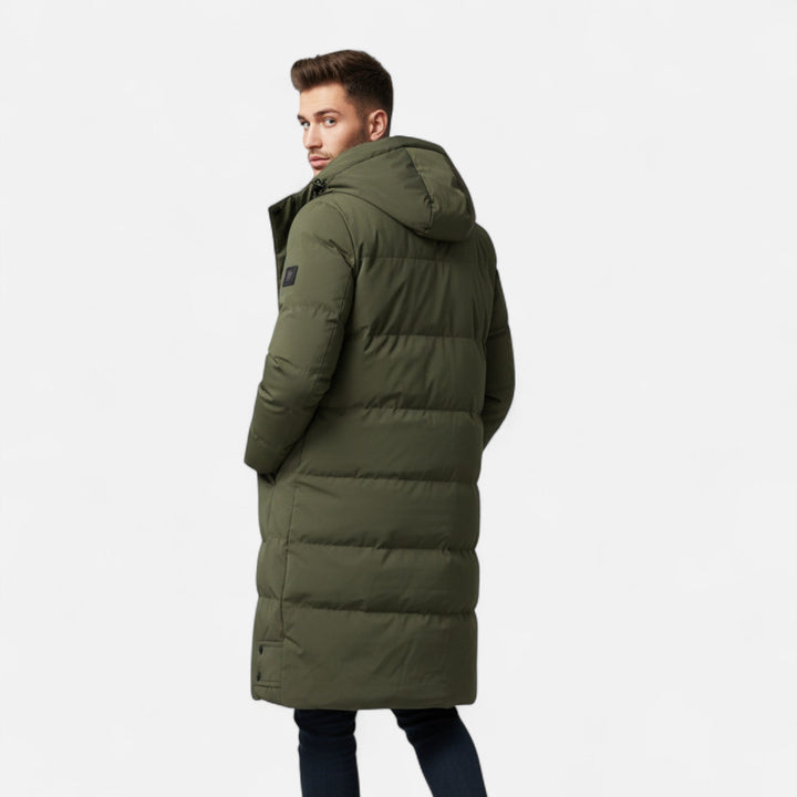 Veste d'hiver homme à capuche – chaleur légère et structurée