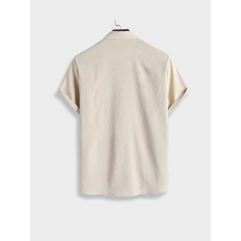Ensemble d'été homme en lin – chemise et short assortis