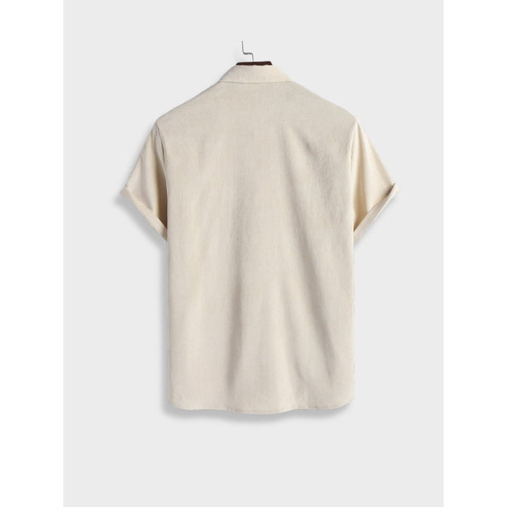 Ensemble d'été homme en lin – chemise et short assortis