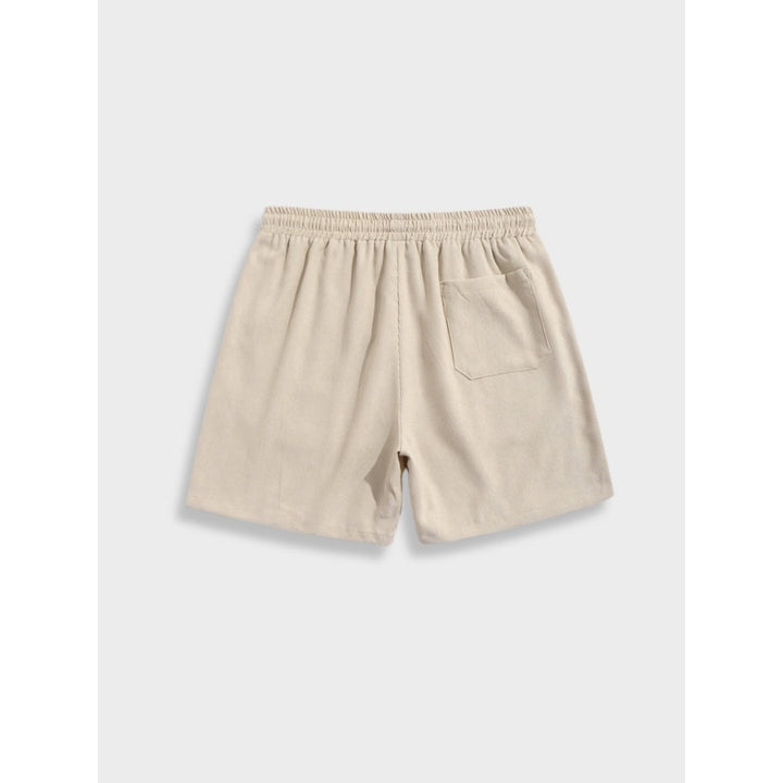 Ensemble d'été homme en lin – chemise et short assortis