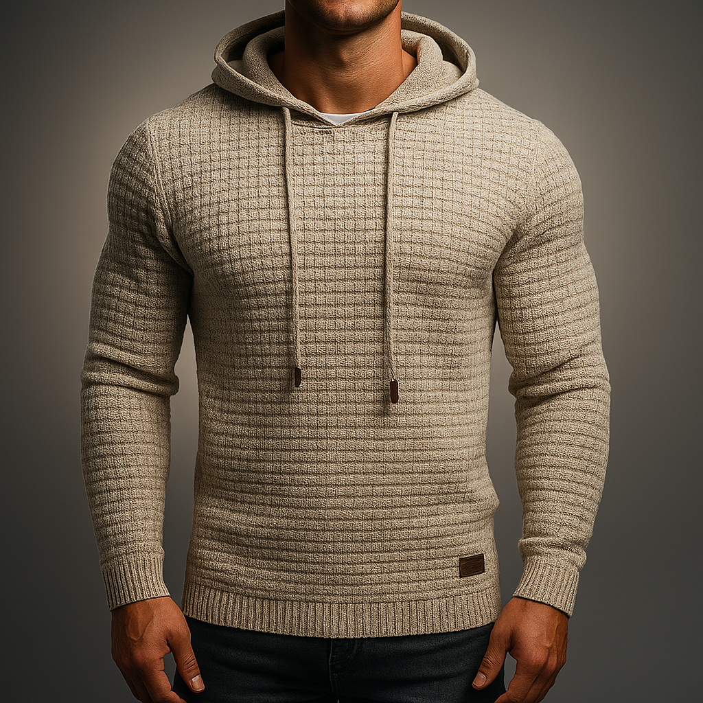Hoodie homme Marceau en maille douce – chaleur respirante