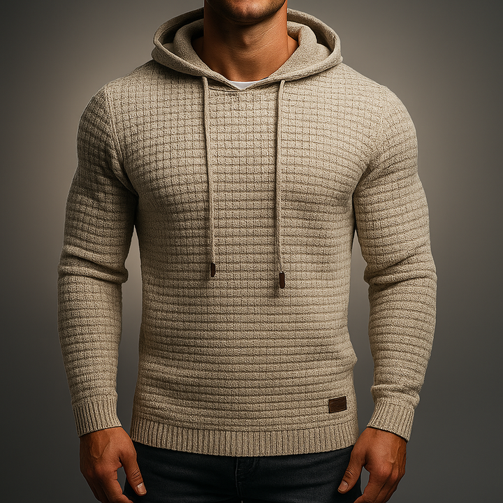 Hoodie homme Marceau en maille douce – chaleur respirante