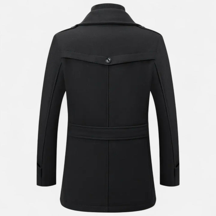 Manteau homme en tweed coupe slim – tailoring classique
