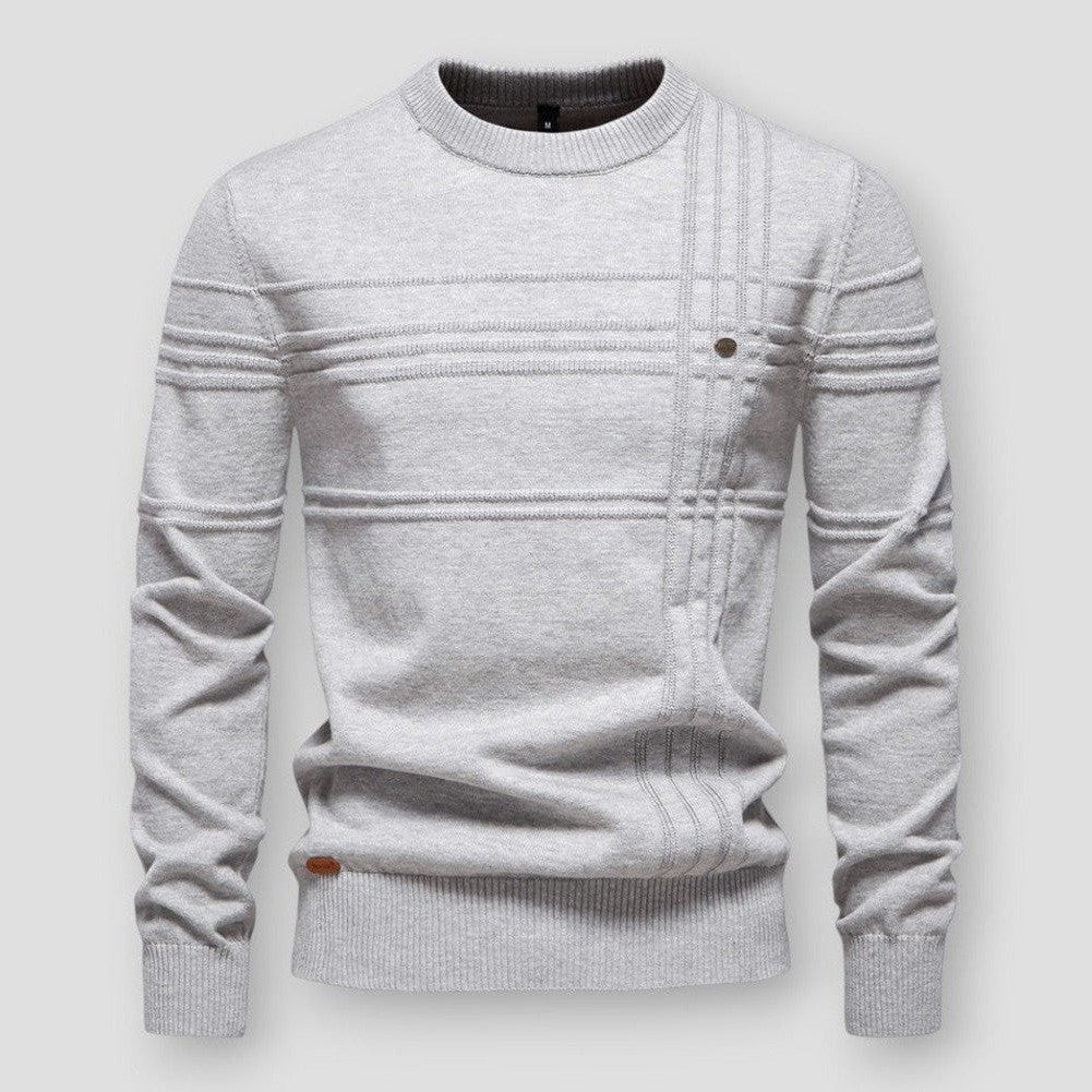 Pull Hugo homme col rond – matière douce, coupe moderne