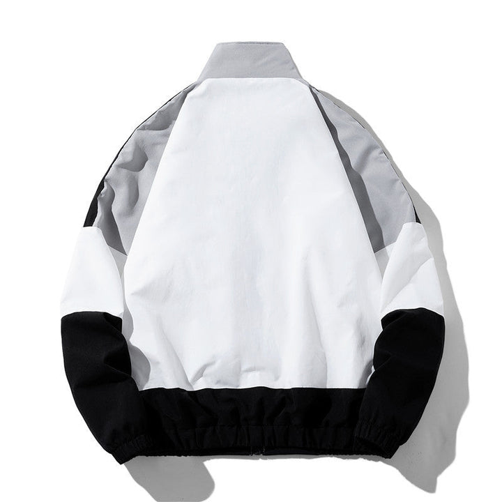 Veste mi-saison homme rétro zippée – style sportif