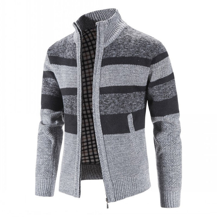 Cardigan homme maille épaisse – devant ouvert tendance
