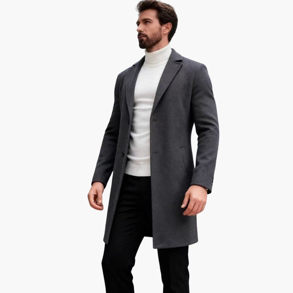 Manteau homme cintré long – allure élégante et moderne
