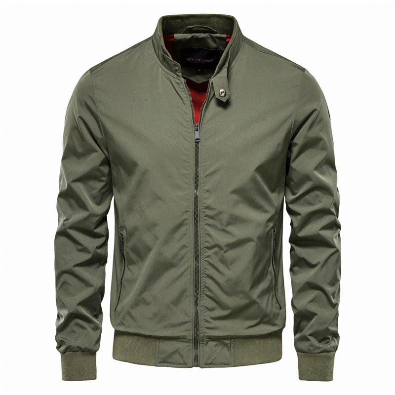 Veste mi-saison homme outdoor – coupe-vent et déperlante