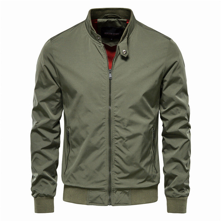 Veste mi-saison homme outdoor – coupe-vent et déperlante