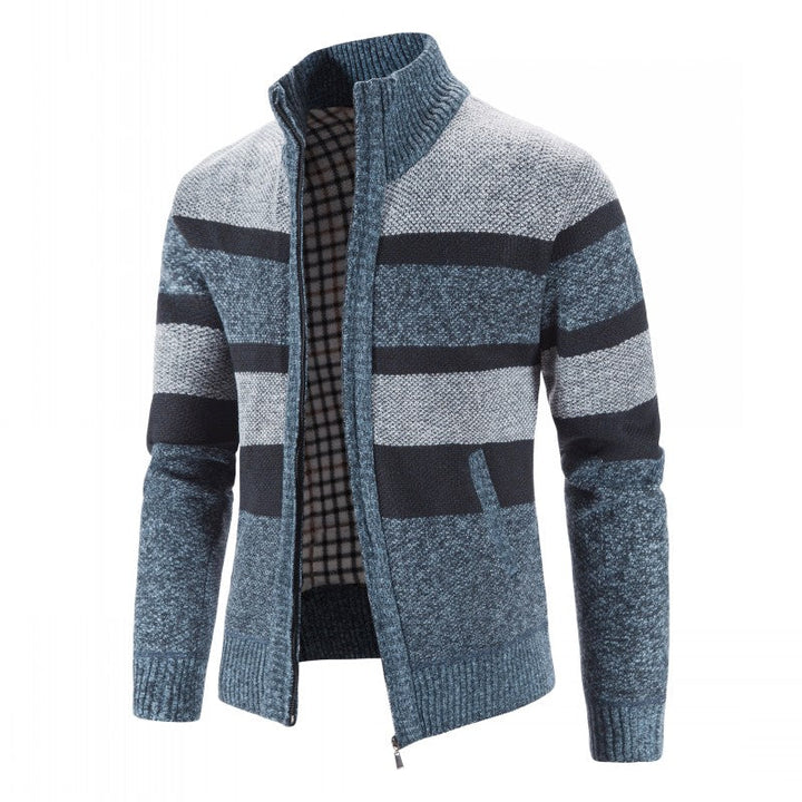 Cardigan homme maille épaisse – devant ouvert tendance