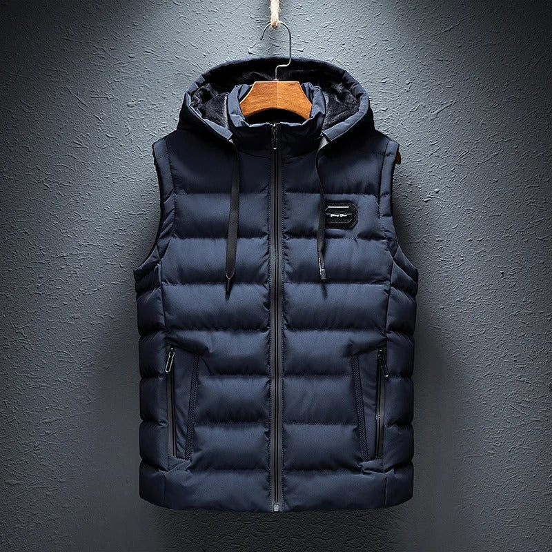 Gilet matelassé homme sans manches – chaud et léger