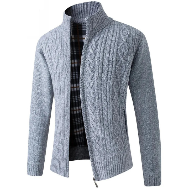 Cardigan homme maille épaisse – devant ouvert tendance