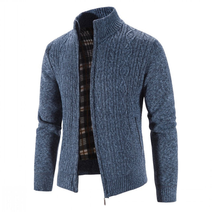 Cardigan homme maille épaisse – devant ouvert tendance