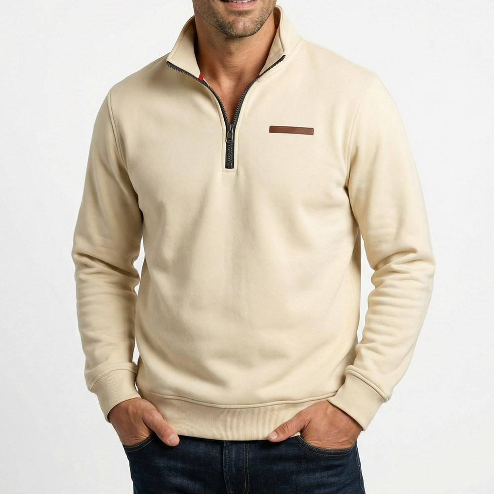 Sweat homme Lennox doublé polaire – chaleur douce au quotidien