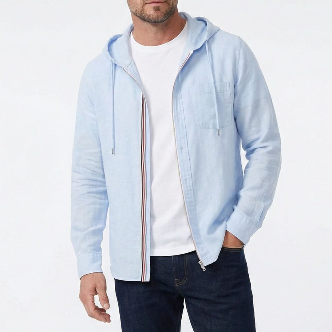 Hoodie homme Casa en lin et coton – léger et respirant