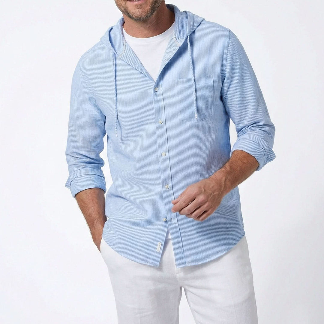 Hoodie homme Nova en lin – légèreté et raffinement naturel