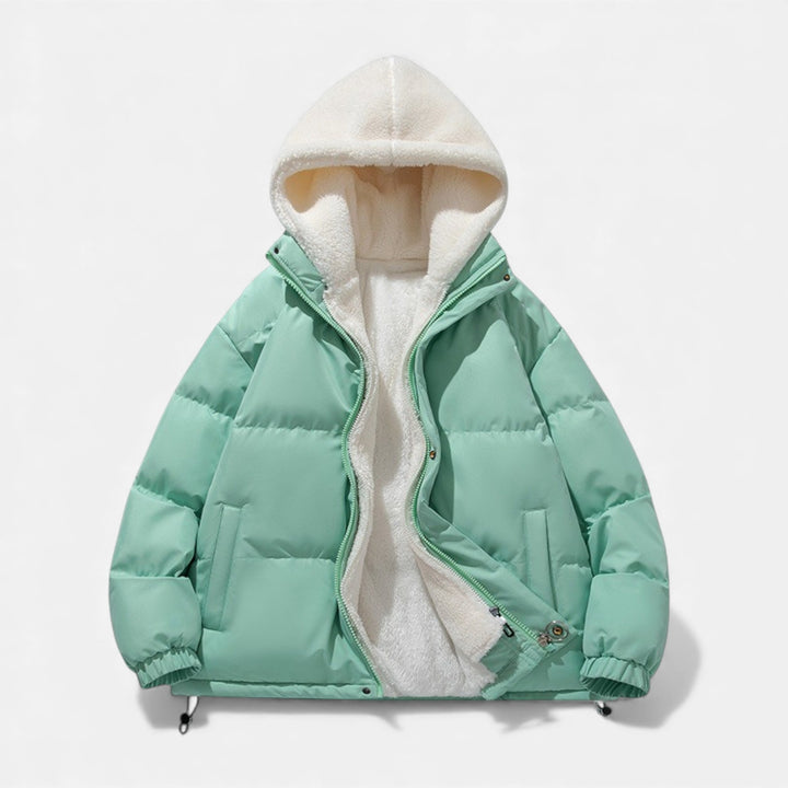 Manteau homme en coton doublé polaire – chaleur douce d'hiver
