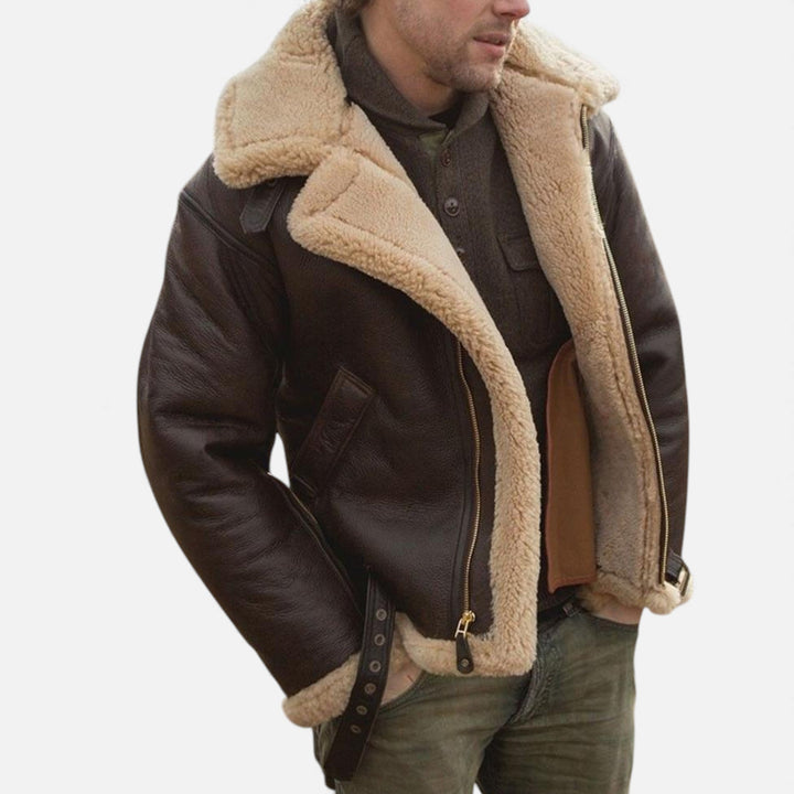 Veste d'hiver homme à doublure moelleuse – coupe structurée