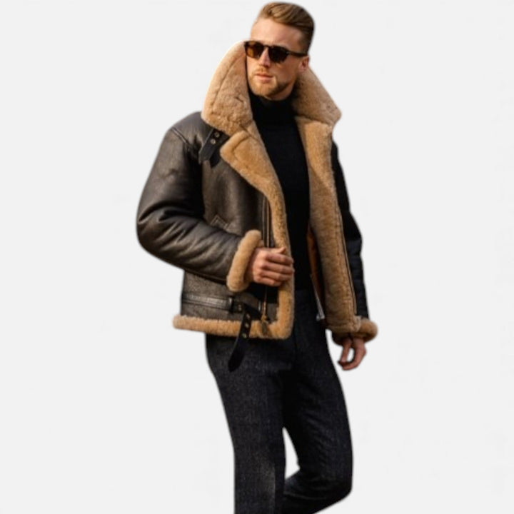 Veste d'hiver homme à doublure moelleuse – coupe structurée