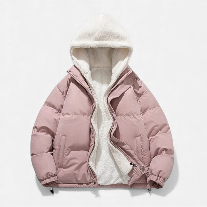 Manteau homme en coton doublé polaire – chaleur douce d'hiver