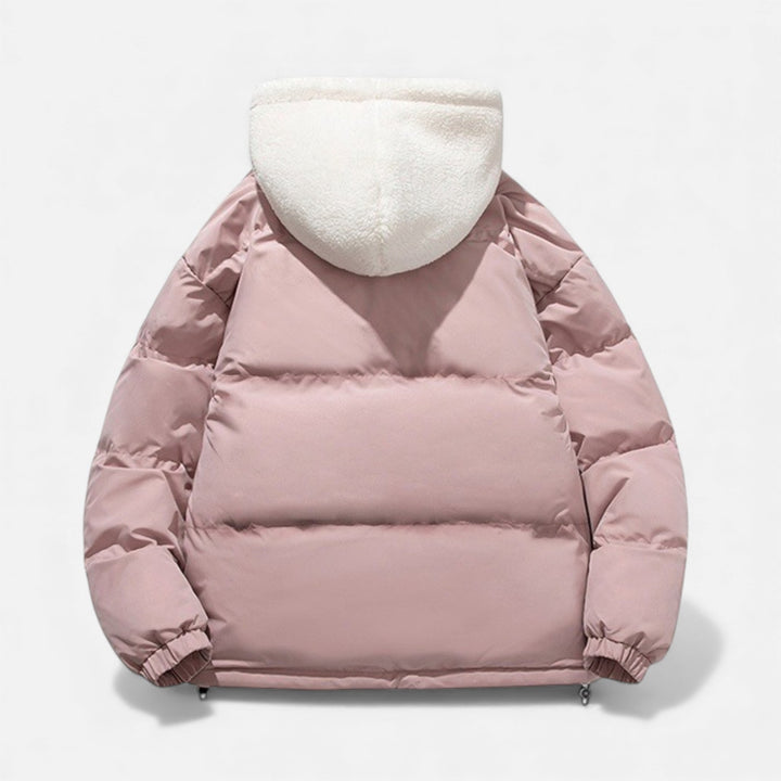 Manteau homme en coton doublé polaire – chaleur douce d'hiver