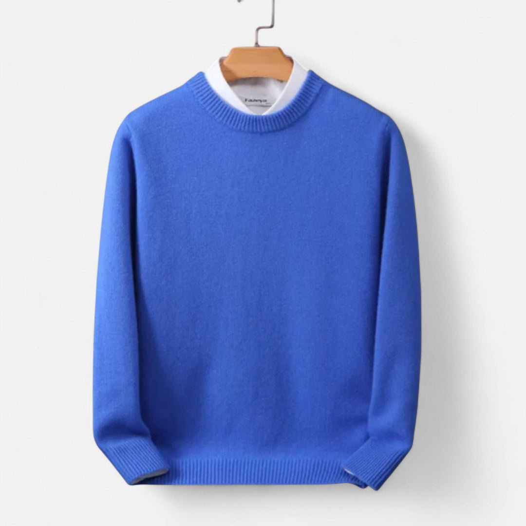 Pull homme coupe classique – maille fine et douce