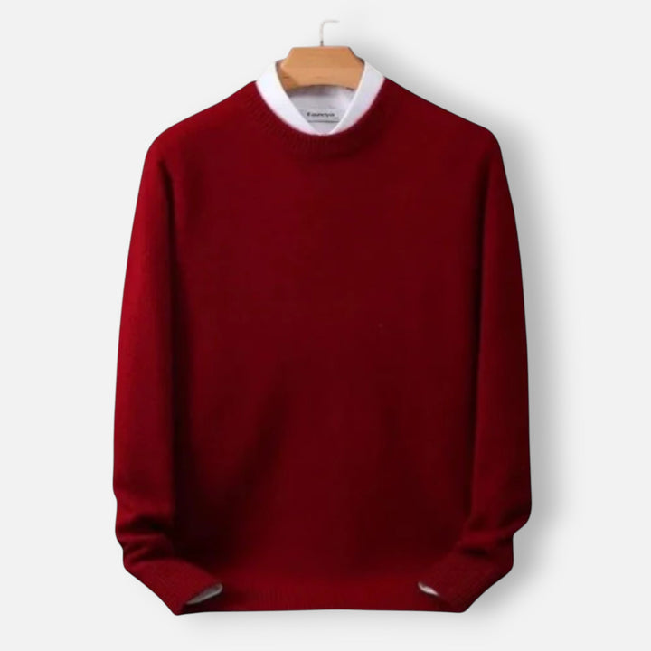 Pull homme coupe classique – maille fine et douce