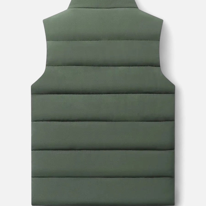 Gilet matelassé homme sans manches – chaleur légère d'hiver