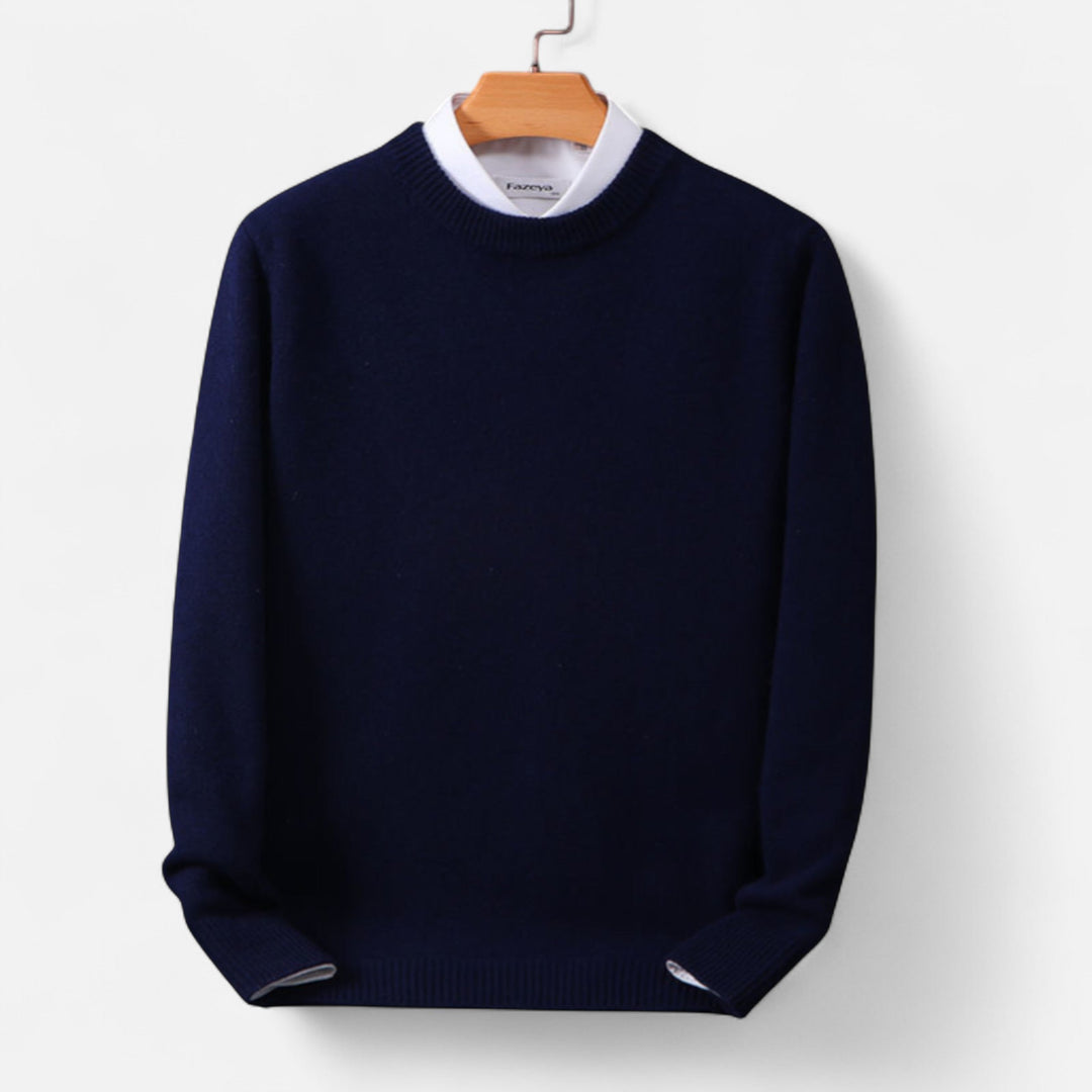 Pull homme coupe classique – maille fine et douce
