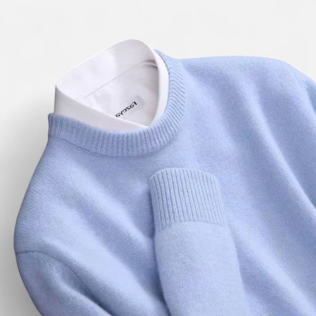 Pull homme coupe classique – maille fine et douce