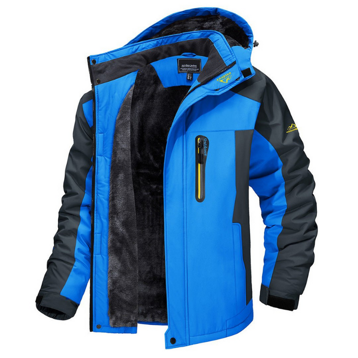 Veste d'hiver homme en tissu technique – coutures étanchées