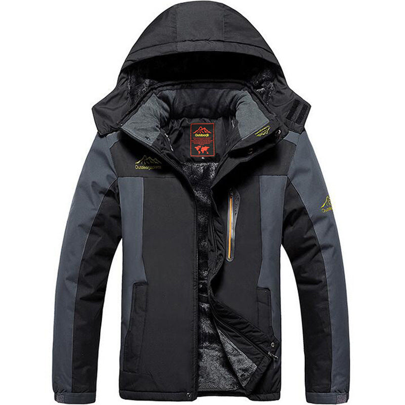 Veste d'hiver homme en tissu technique – coutures étanchées