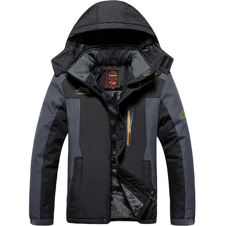 Veste d'hiver homme en tissu technique – coutures étanchées