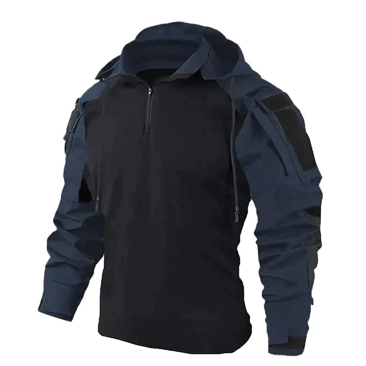 Hoodie tactique Jasper homme – coupe slim et poches discrètes