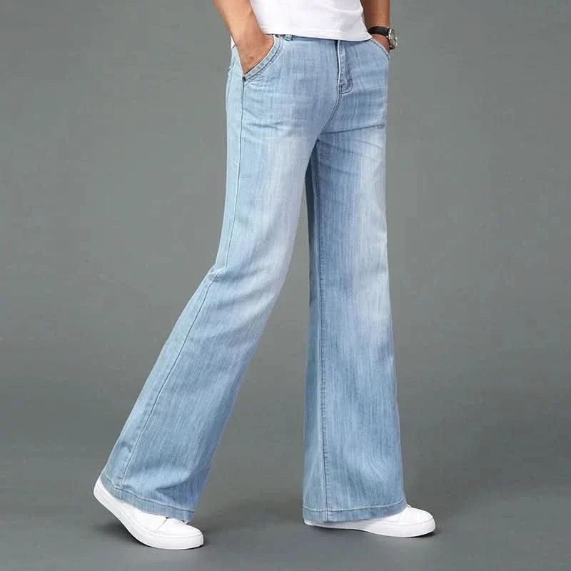 Jean bootcut homme évasé – denim premium esprit rétro