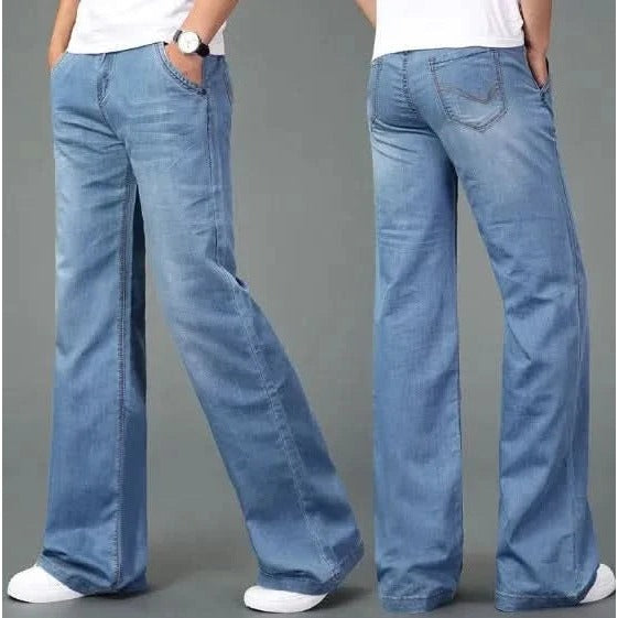 Jean bootcut homme évasé – denim premium esprit rétro